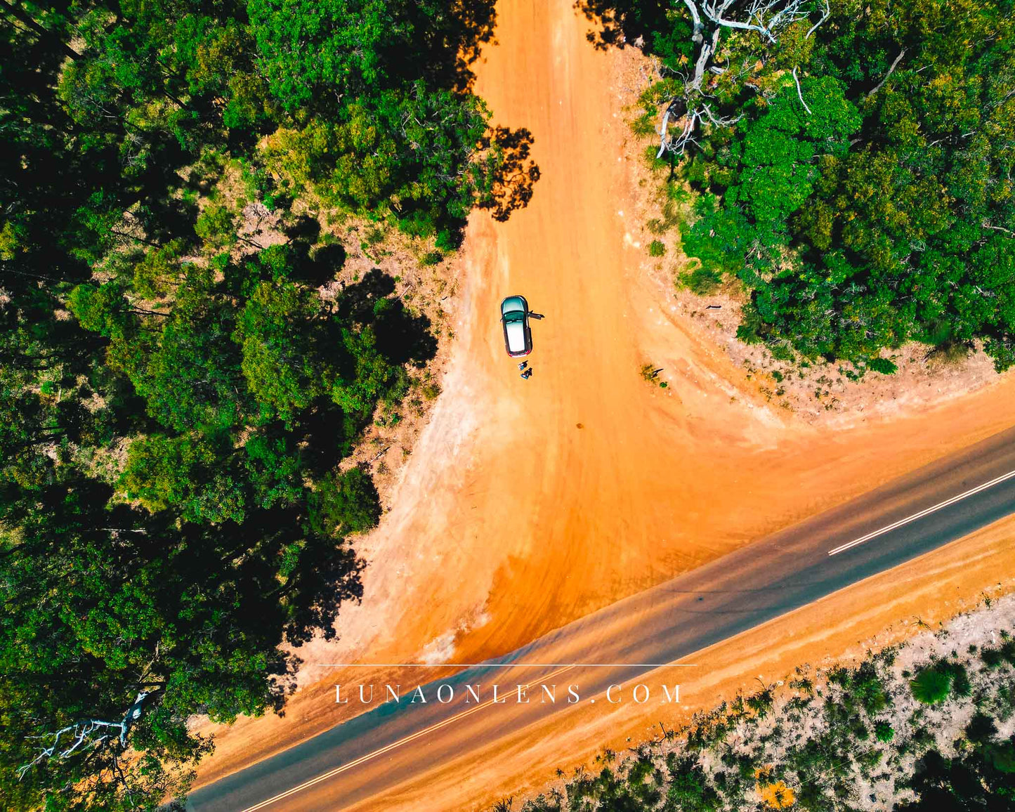 Aerial Outback - Horizontal Landscape Print