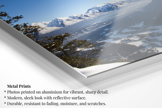 Canadian Snow Peaks - Horizontal Landscape Print