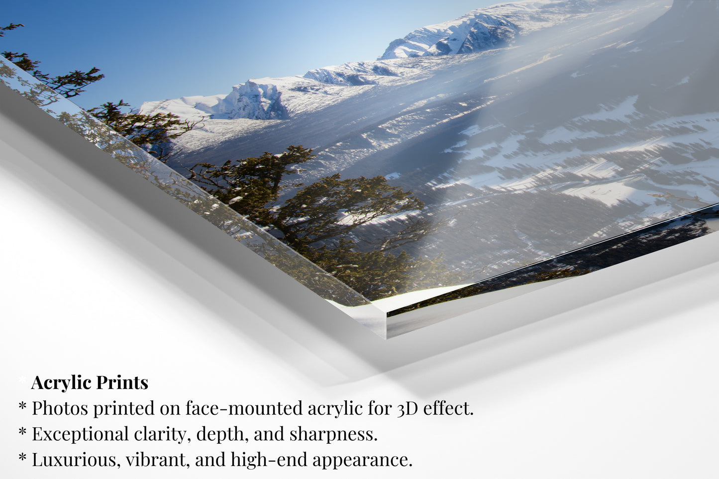Canadian Snow Peaks - Horizontal Landscape Print