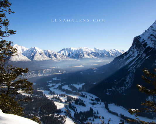 Canadian Snow Peaks - Horizontal Landscape Print